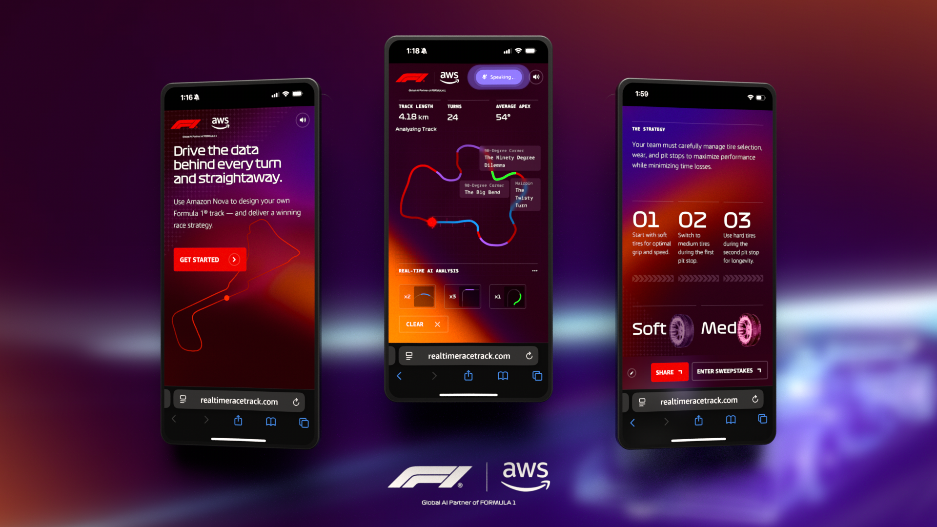 Fórmula 1 e AWS oferecem aos fãs a chance de criar sua própria pista de corrida com uma nova experiência online